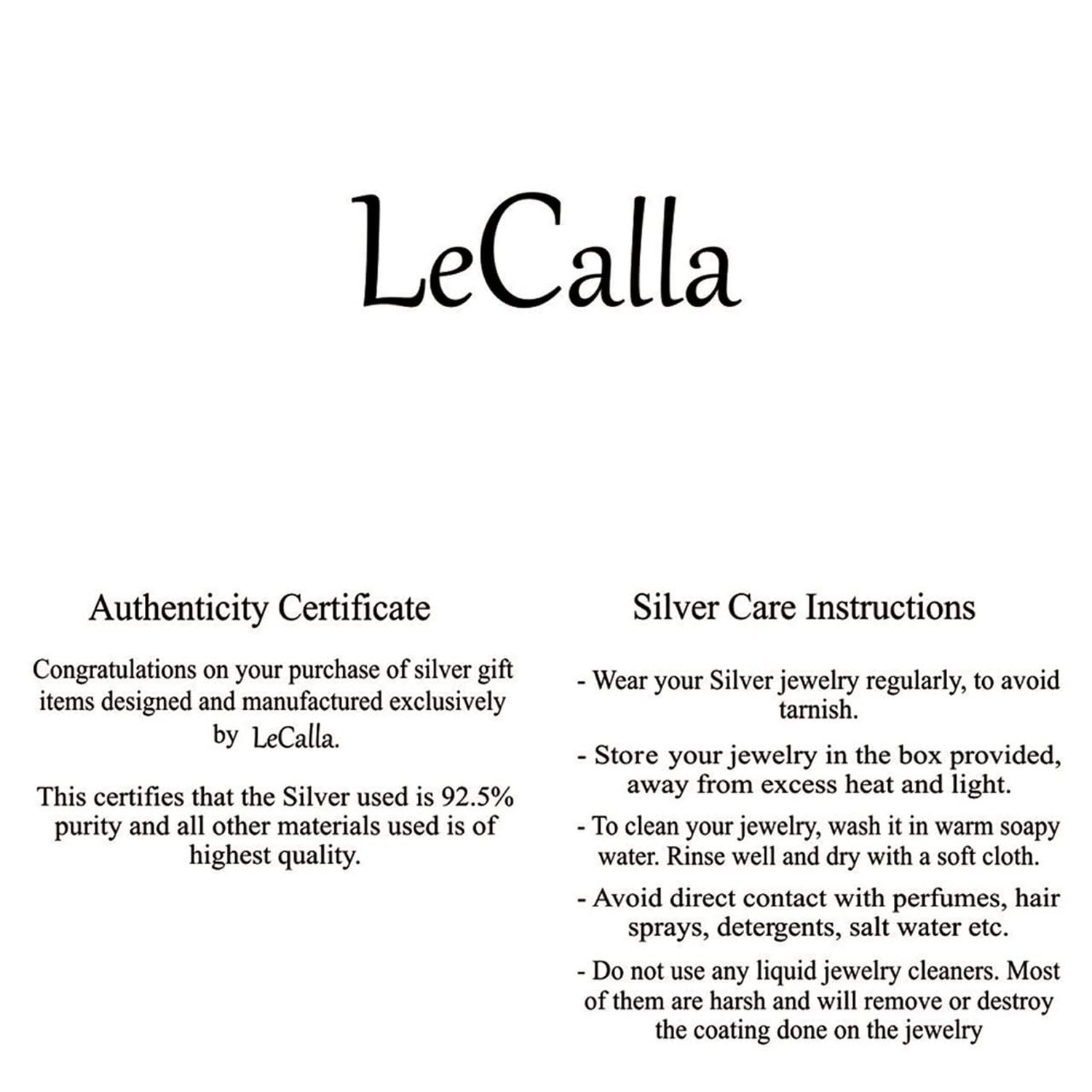 LeCalla Solid 925 Sterling Silver Italian 3 MM, 4 MM Diamond-Cut Solid Flat M…