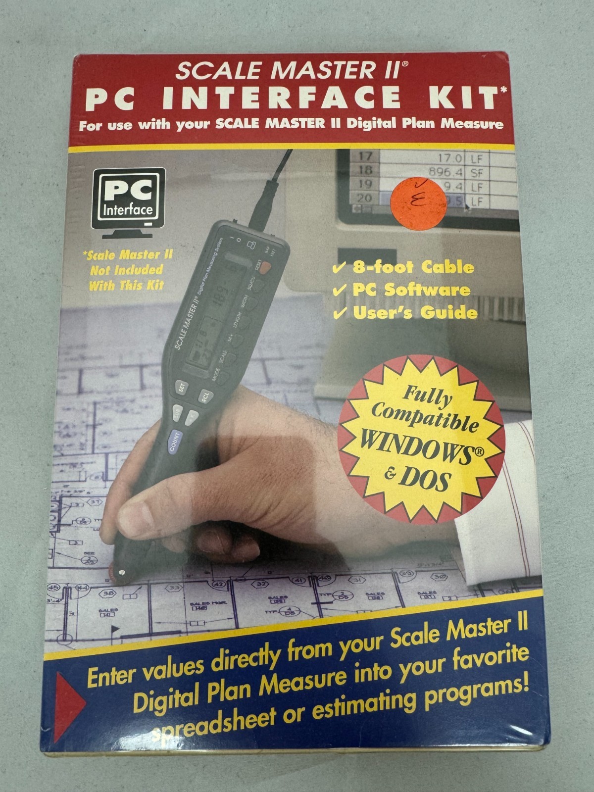 Vintage Scale Master II PC Interface Kit – Calculated Industries – New Old Stock
