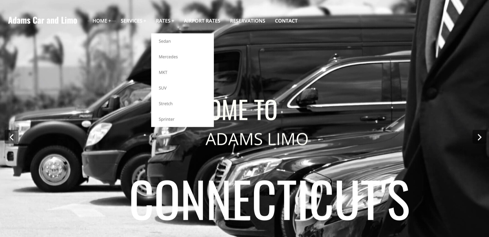 Car and limousine service website