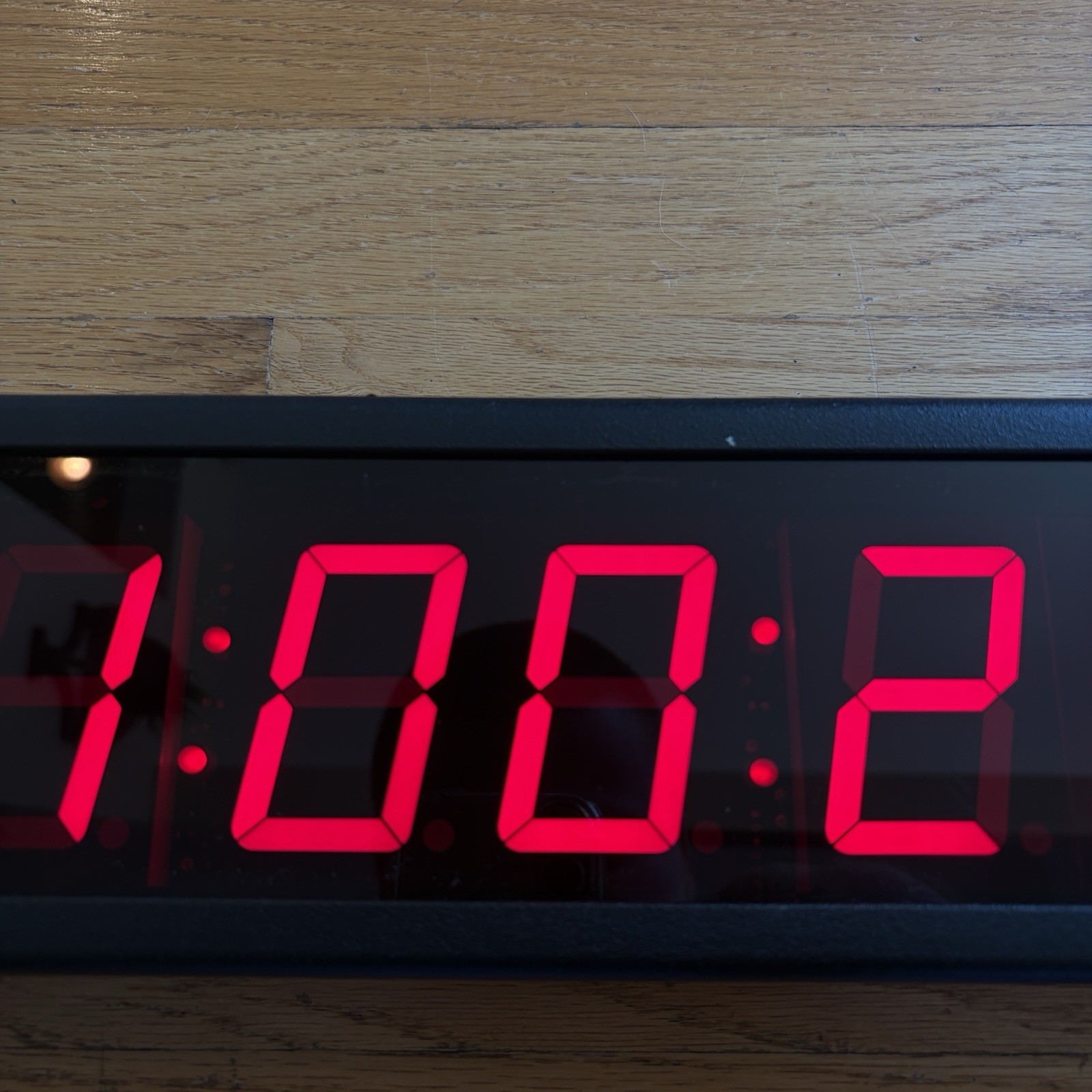 Electronic Displays Inc Industrial LED Clock Gym Timer 16” Long