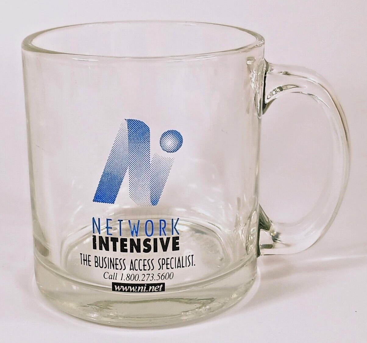 Network Intensive The Busness Access Specialist Glass Mug.
