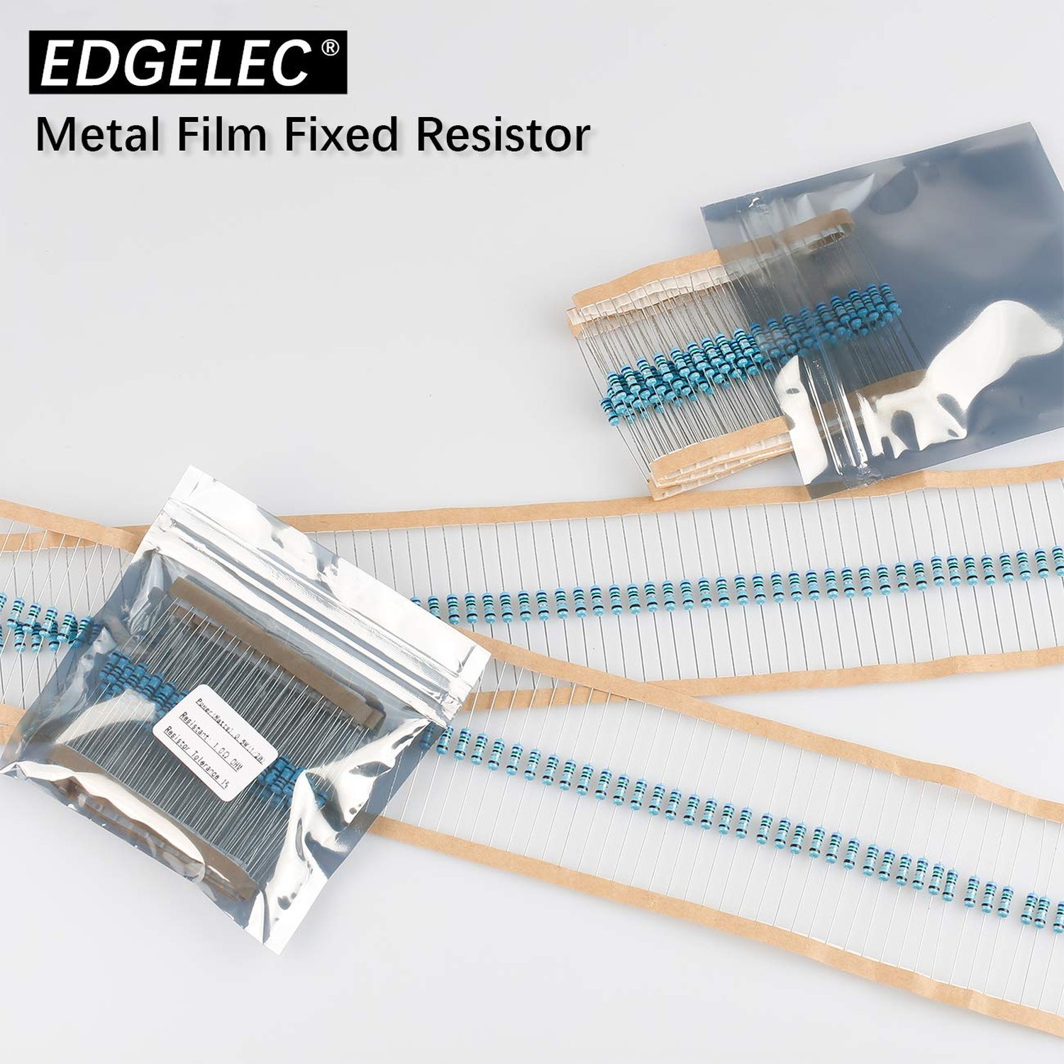 100pcs 3.3 ohm Resistor 1W, 1 Watt ±1% Tolerance Metal Film Fixed Resistor,