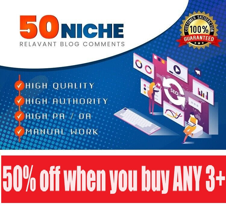50 Niche Blog Comment SEO Backlinks (100% Google Compliant Backlinking Method)