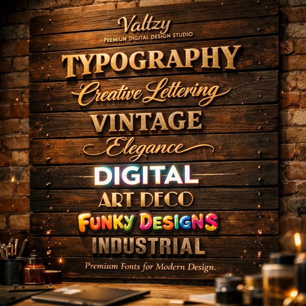 260,000 Premium Fonts Collection Instant Digital Download For Designers & Creat