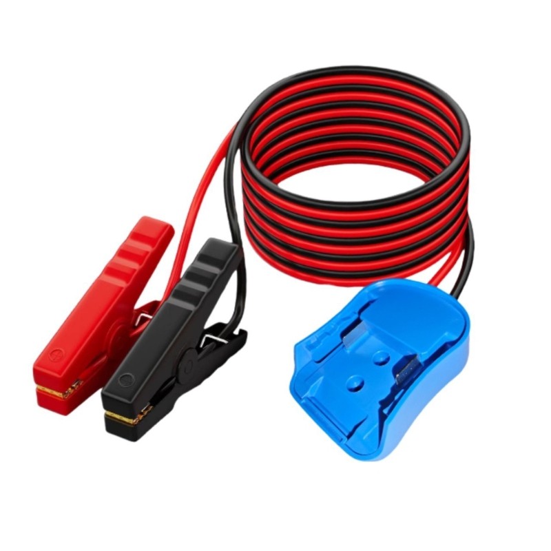 ABS 12Awg Battery Power Adapter With Alligator Clips For Emergency Power Supply