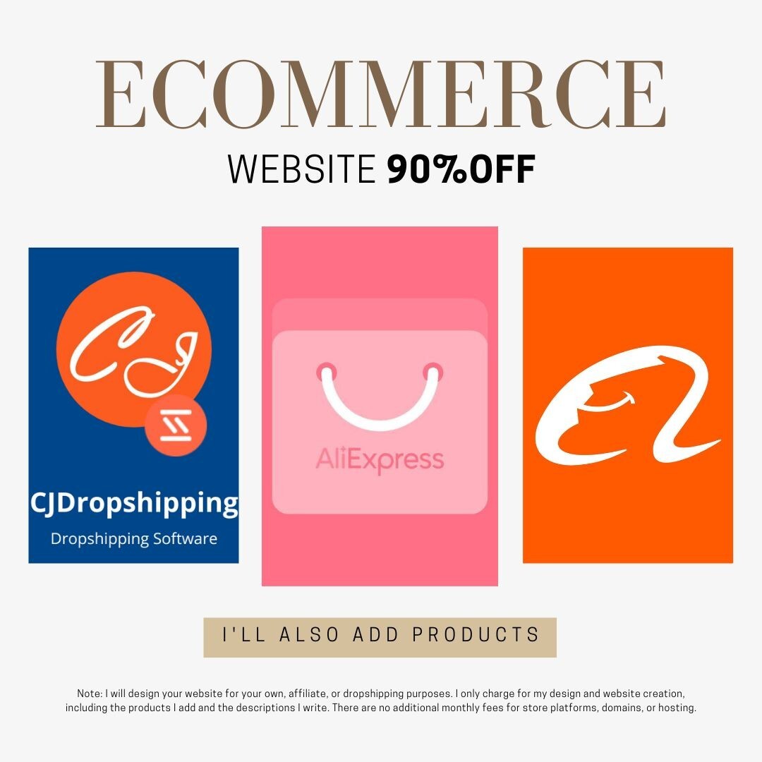 I will design your Shopify, WooCommerce, or Wix website and add your products