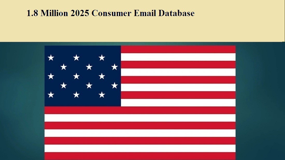 1.8 Million Consumer Email Database Sales Leads list Marketing