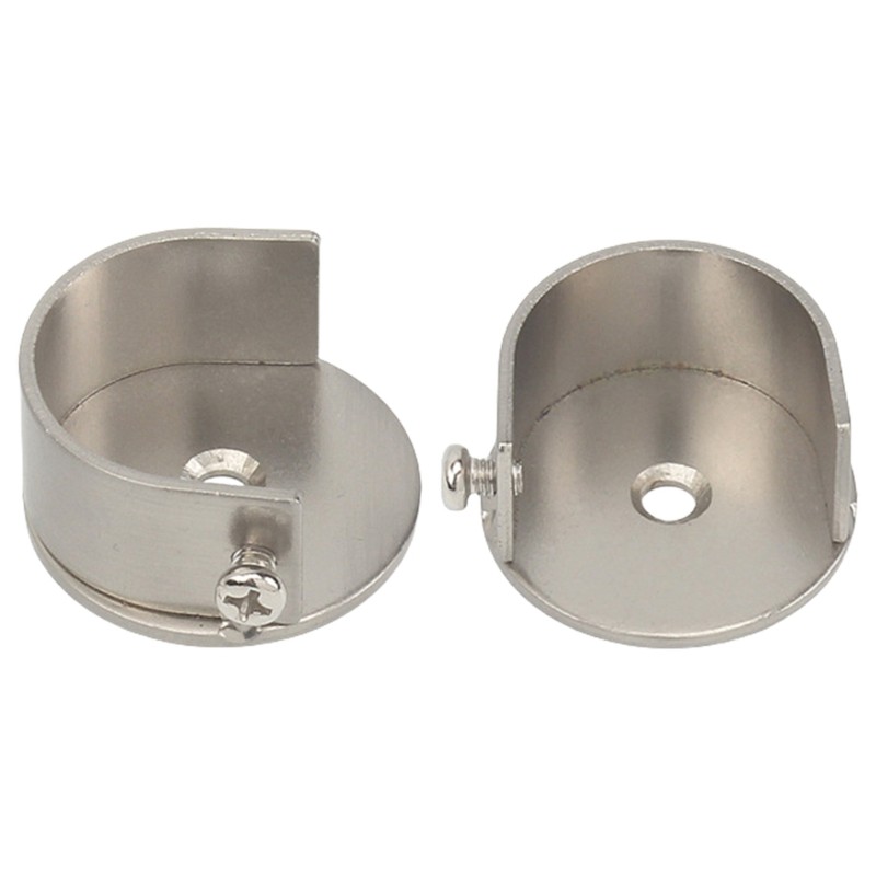 2PCS Curtain Rod Brackets for 28mm Wall Mounta Curtain Rods Holder for Various