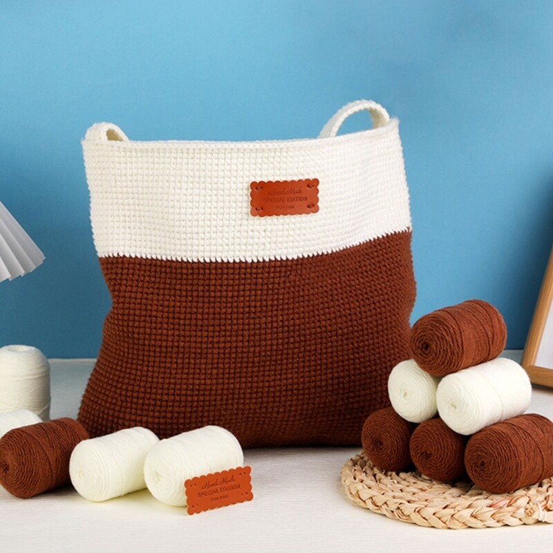 DIY Crochet Starter, DIY Crochet Shoulder Bag Kits Include Crochet Hook, Yarns,