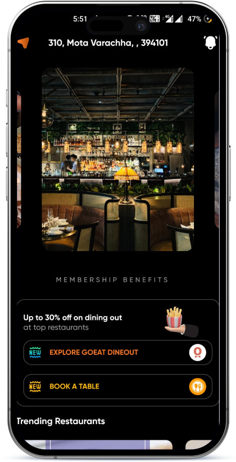 TableGo Restaurant Table Booking & Deals Flutter App | Andoid, iOS | Admin Panel