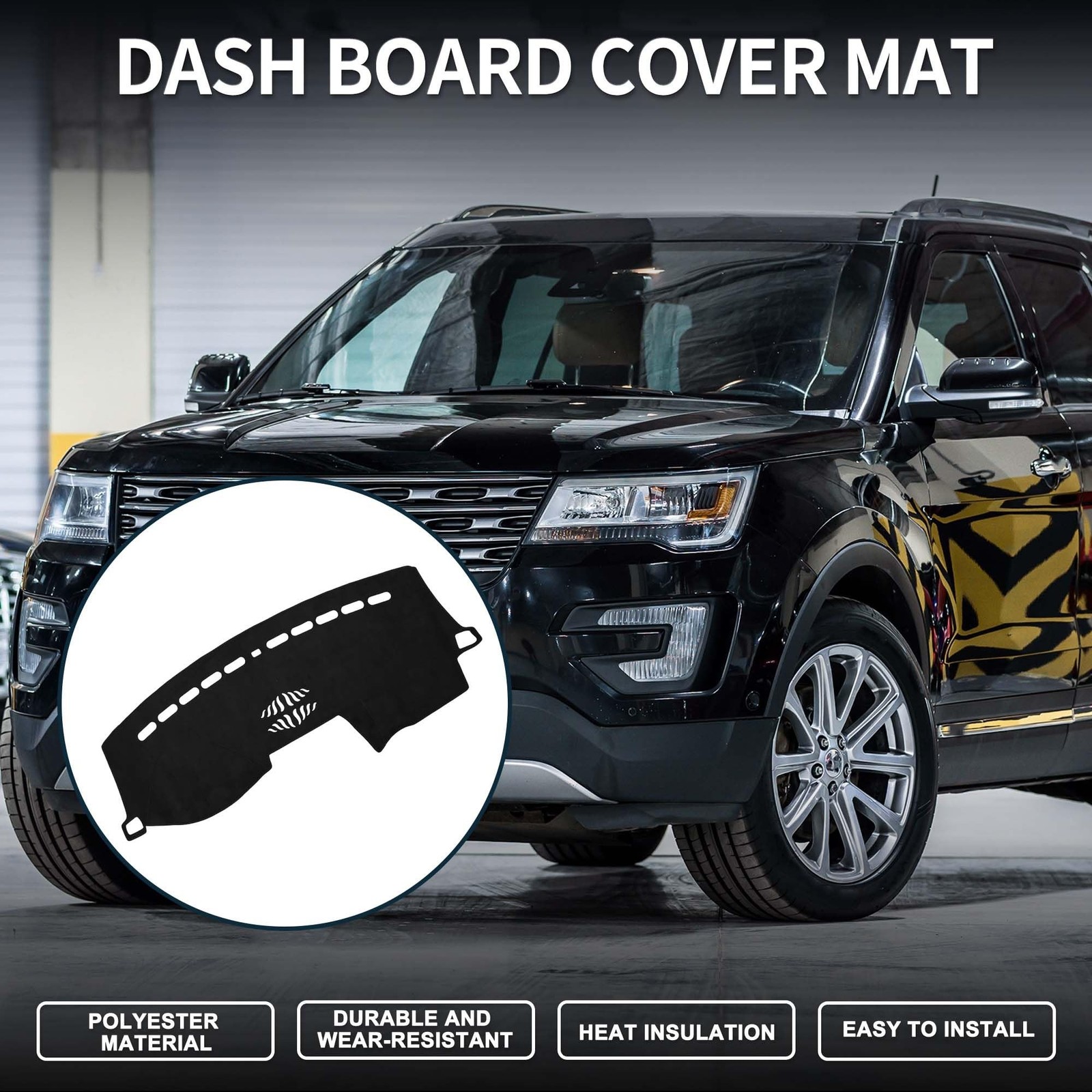 Dash Cover for FORD Explorer Non-Slip Dash Cover Mat | Front Dash Cover Mat B…