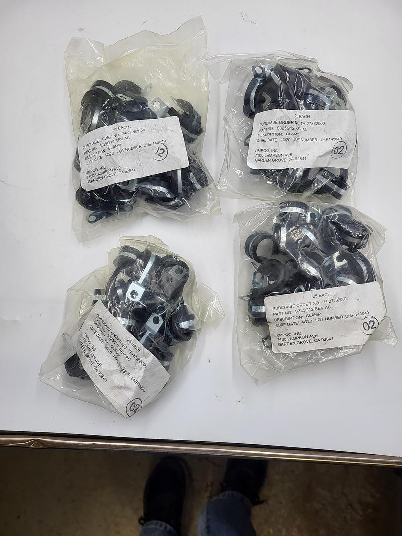 UMPCO S325G12 3/4″ Plated Steel Cable Clamp,x25 1/2″ Wide*NEW SEALED BAG*