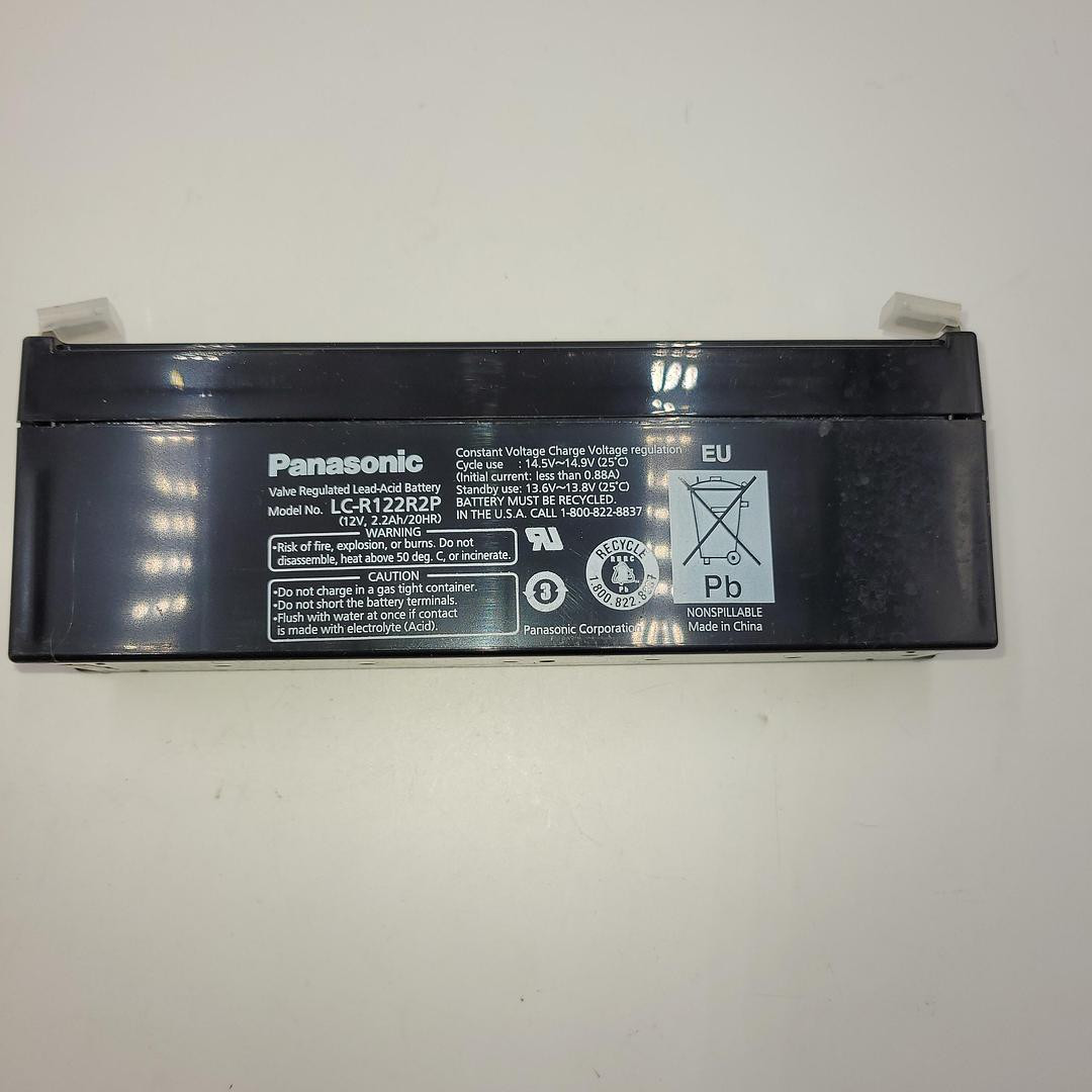 PANASONIC valve regulated lead-acid battery LC-R122R2P
