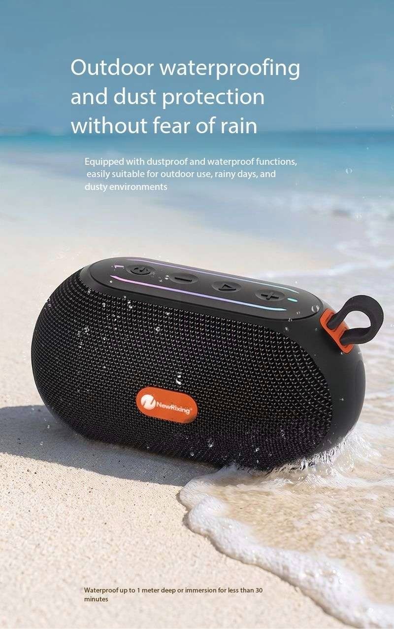Waterproof Outdoor Wireless Bluetooth Mini Speaker with Extra Heavy Bass