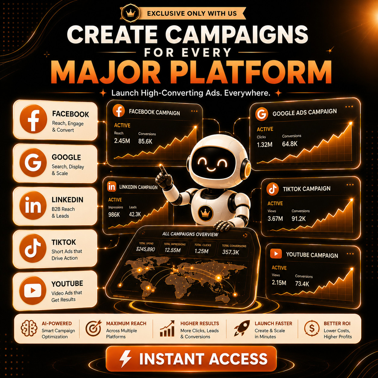 Claude Ads & Paid Media Skills Bundle | AI Marketing Prompt Pack for Fb etc