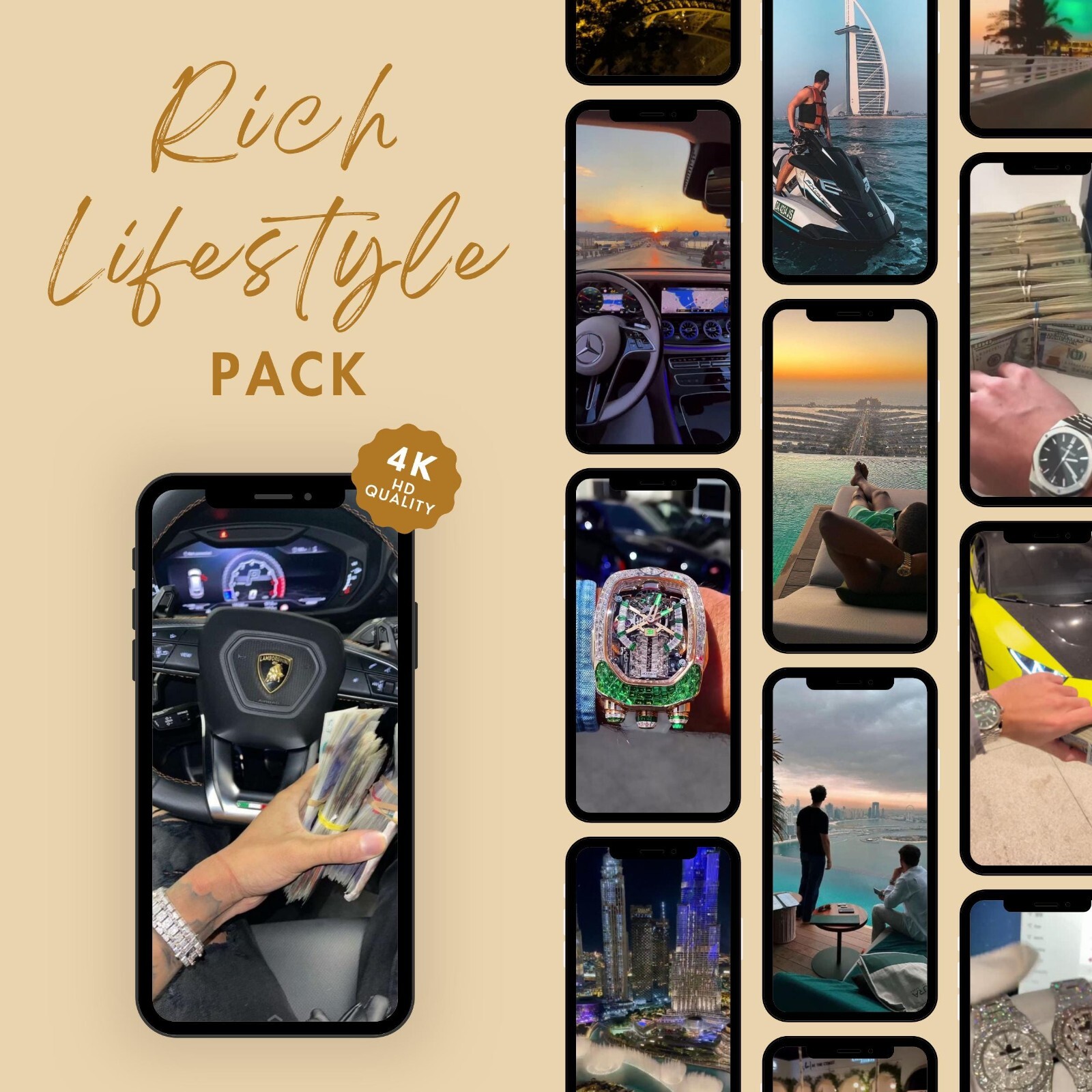 14,000+ Viral Luxury Lifestyle 4K Videos with MRR