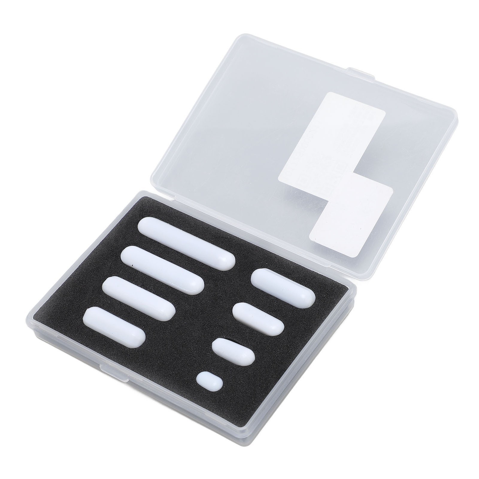 8Pcs Magnetic Stir Bar Set PTFE Stirring Rod Mixing Bars for Laboratory Stirrer