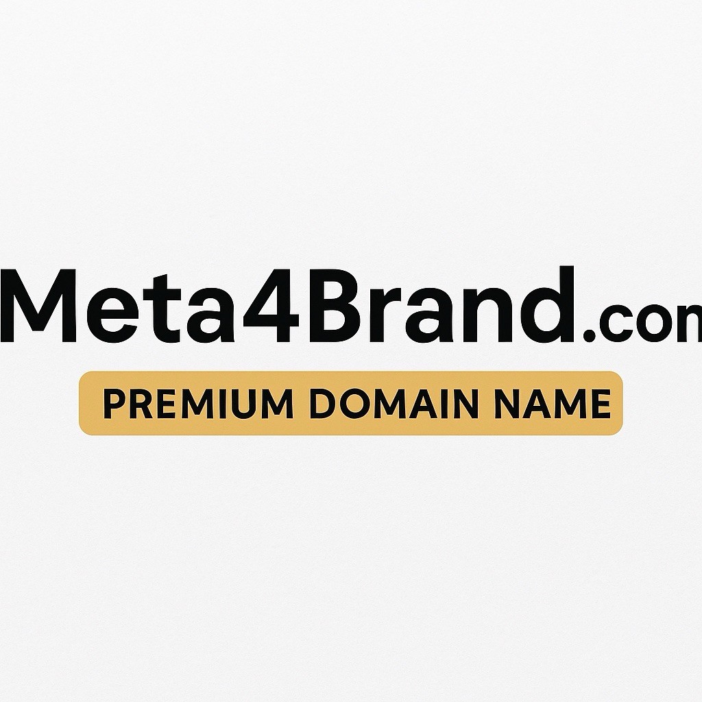 Meta4Brand.com – Premium Domain name for Branding Agencies and Business Identity