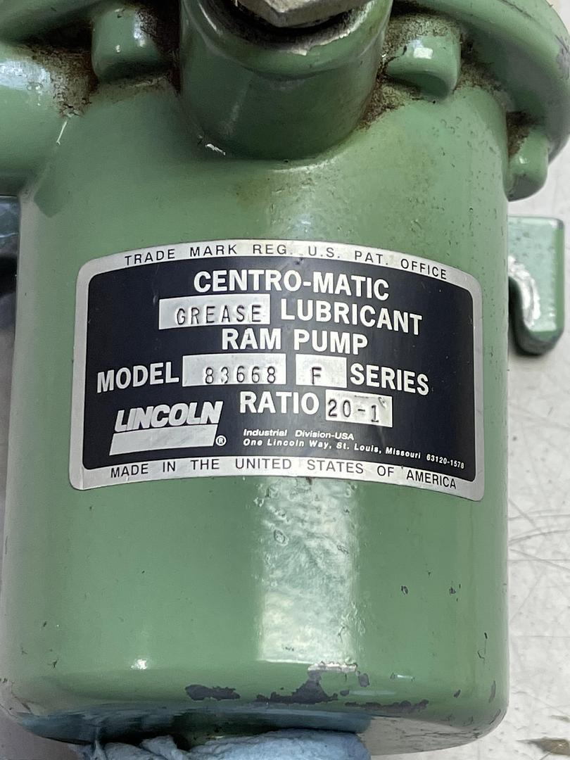 Lincoln 83668 Ser F Ratio 20-1