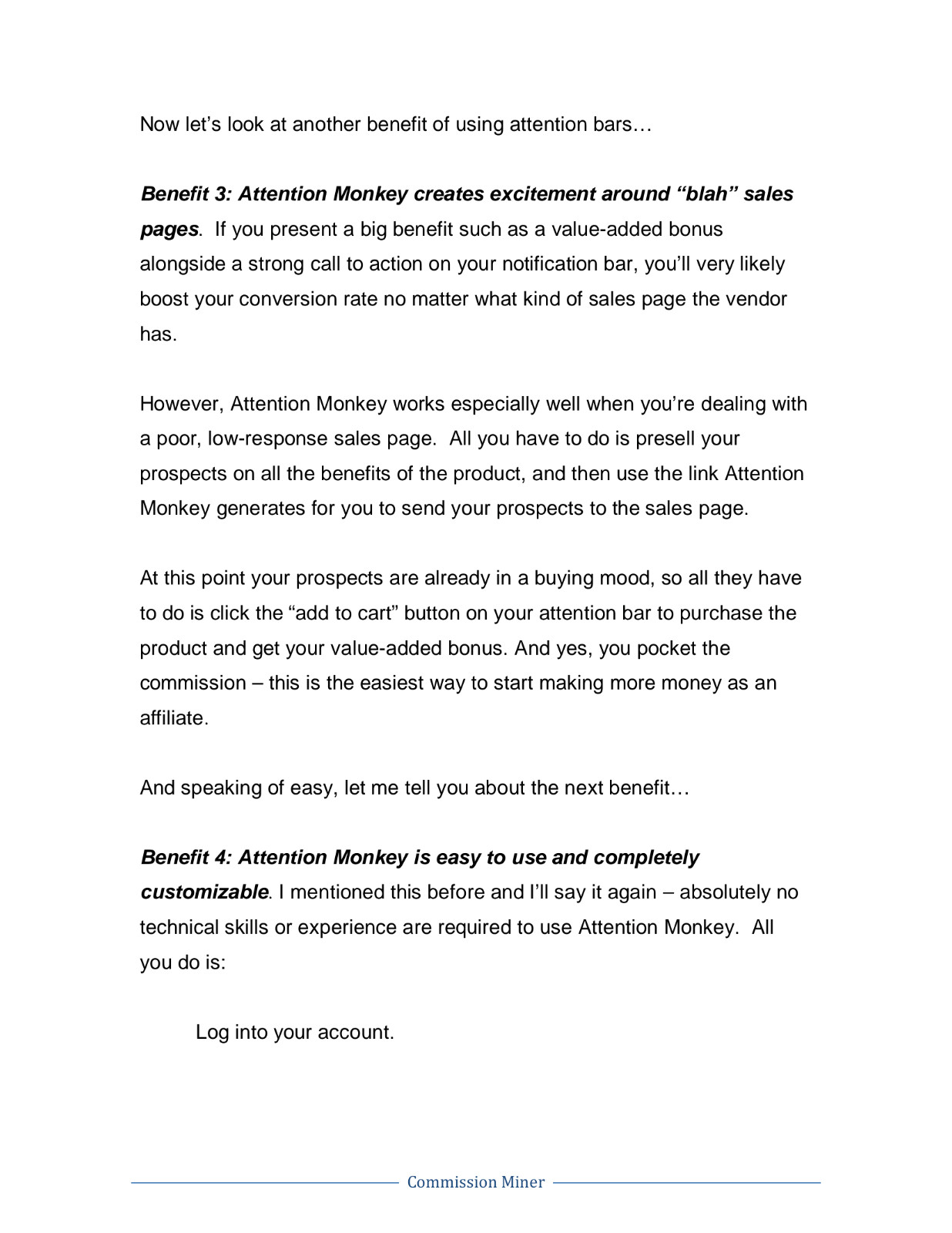 Commission Miner Affiliate