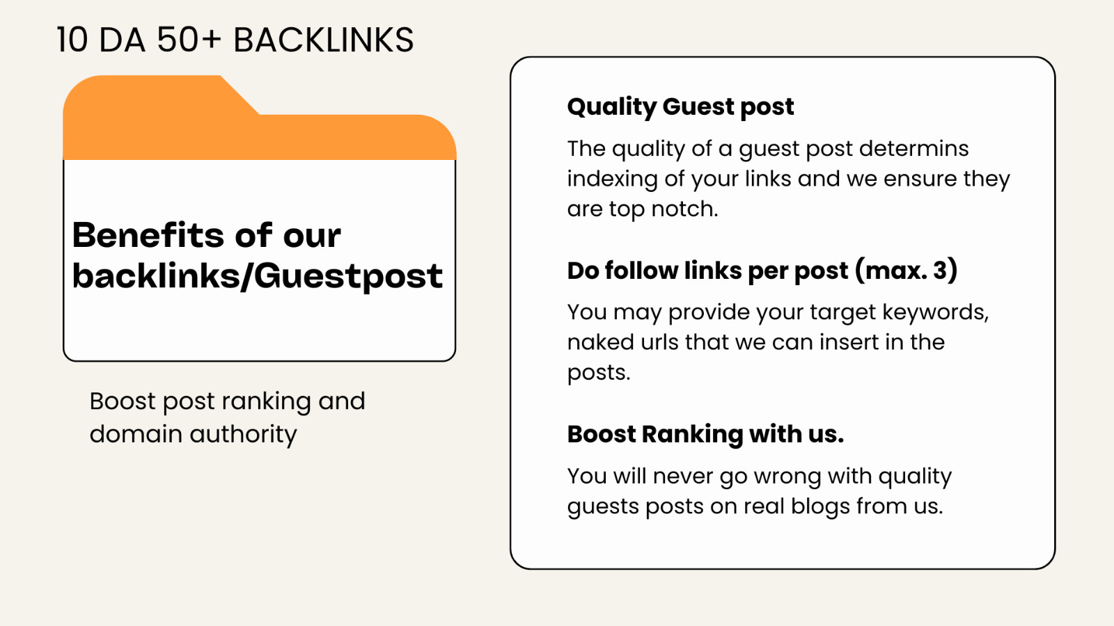 DA 50 Backlinks 10 Do Follow Guest Posting Backlinks