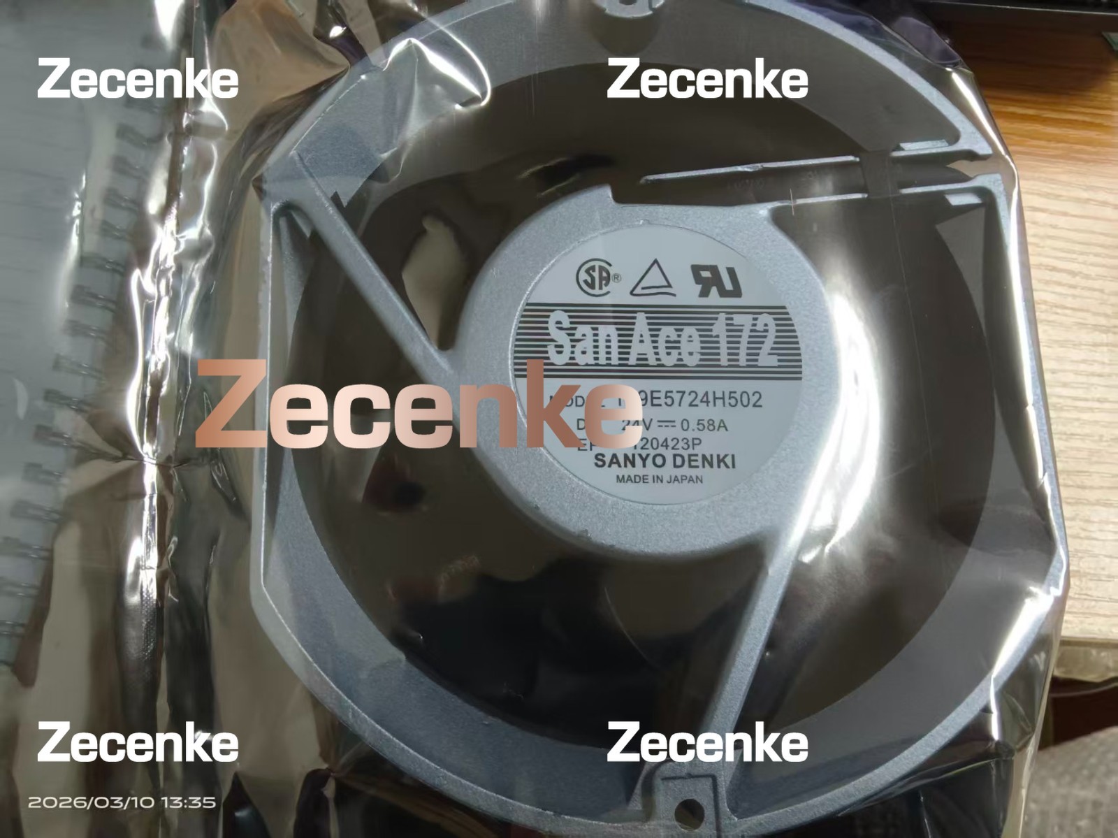 Original SANYO San Ace 172 109E5724H502 fan DC24V 0.58A 172*150*51MM