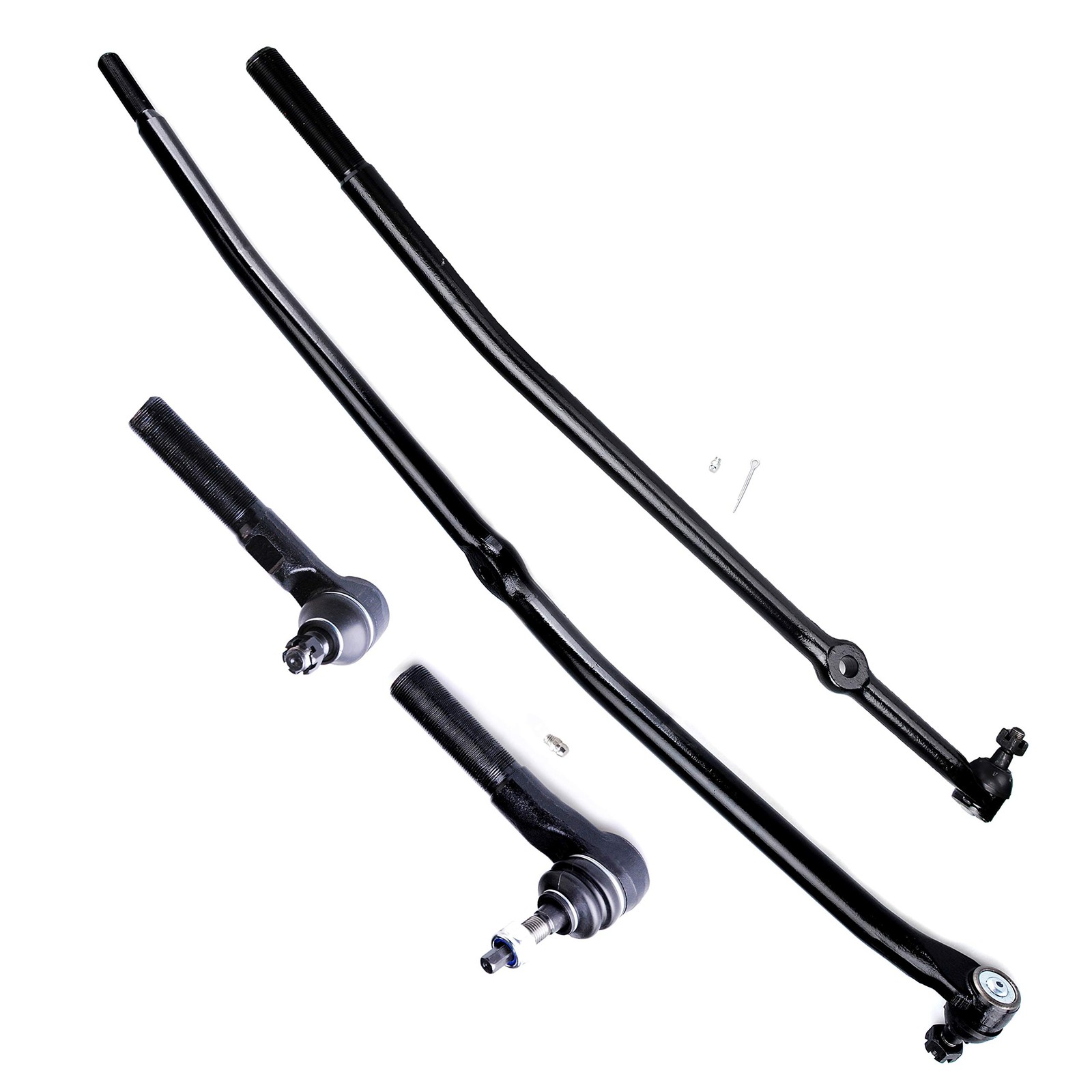 4pcs 4WD Front Susp Kit Tie Rod Ends Fits 2003-2008 2500 3500 2006-2008 1500