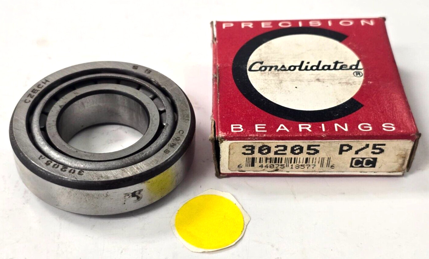 CONSOLIDATED PRECISION BEARING 30205 P/5; I.D. 25MM; O.D 52MM; WIDTH 17MM
