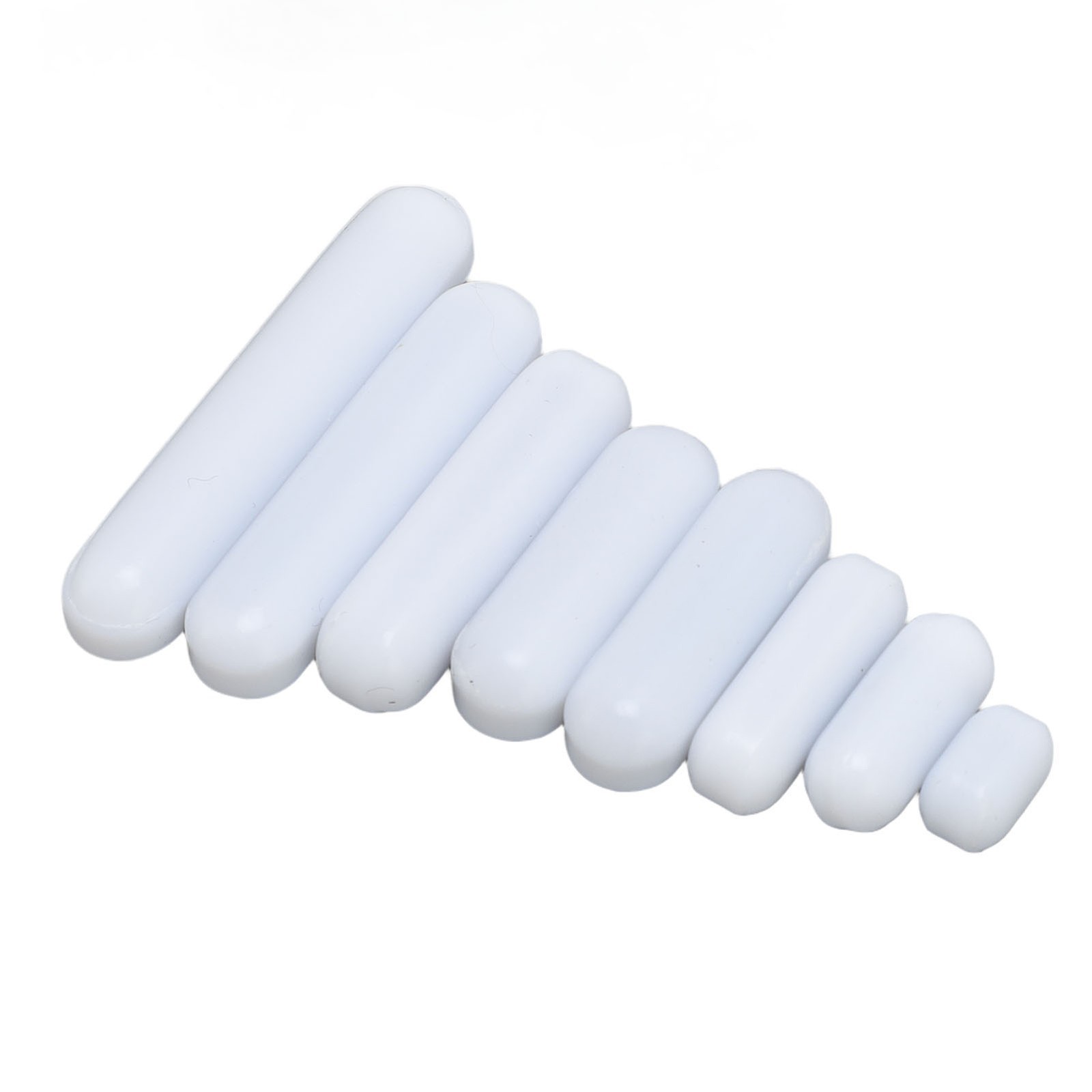 8Pcs Magnetic Stir Bar Set PTFE Stirring Rod Mixing Bars for Laboratory Stirrer