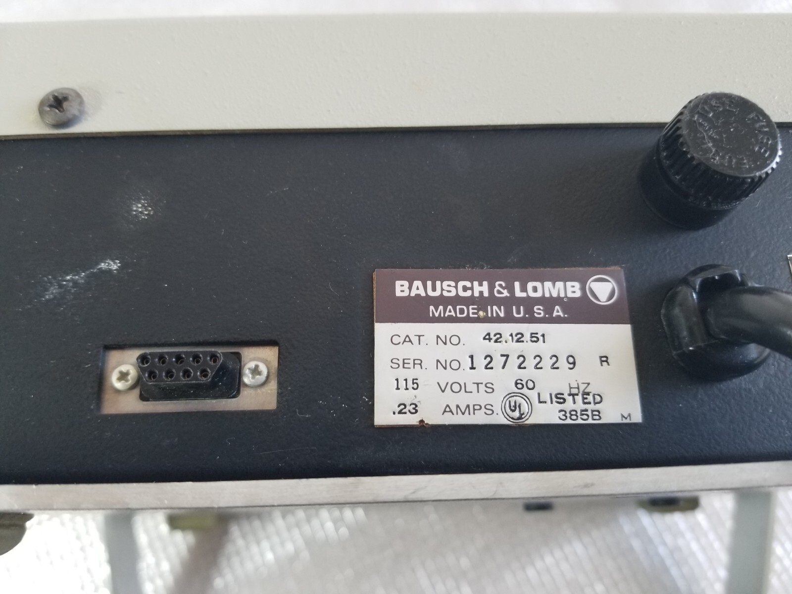 Bausch & Lomb AX-1 Exposure Light Control Meter 42.12.15