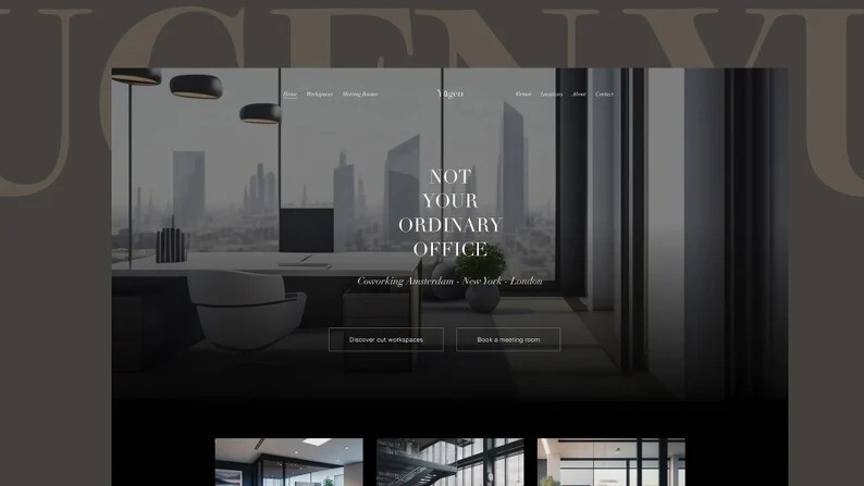 Wix Website Setup in 24 Hours, Landing Page Design Wix Template Esthetics