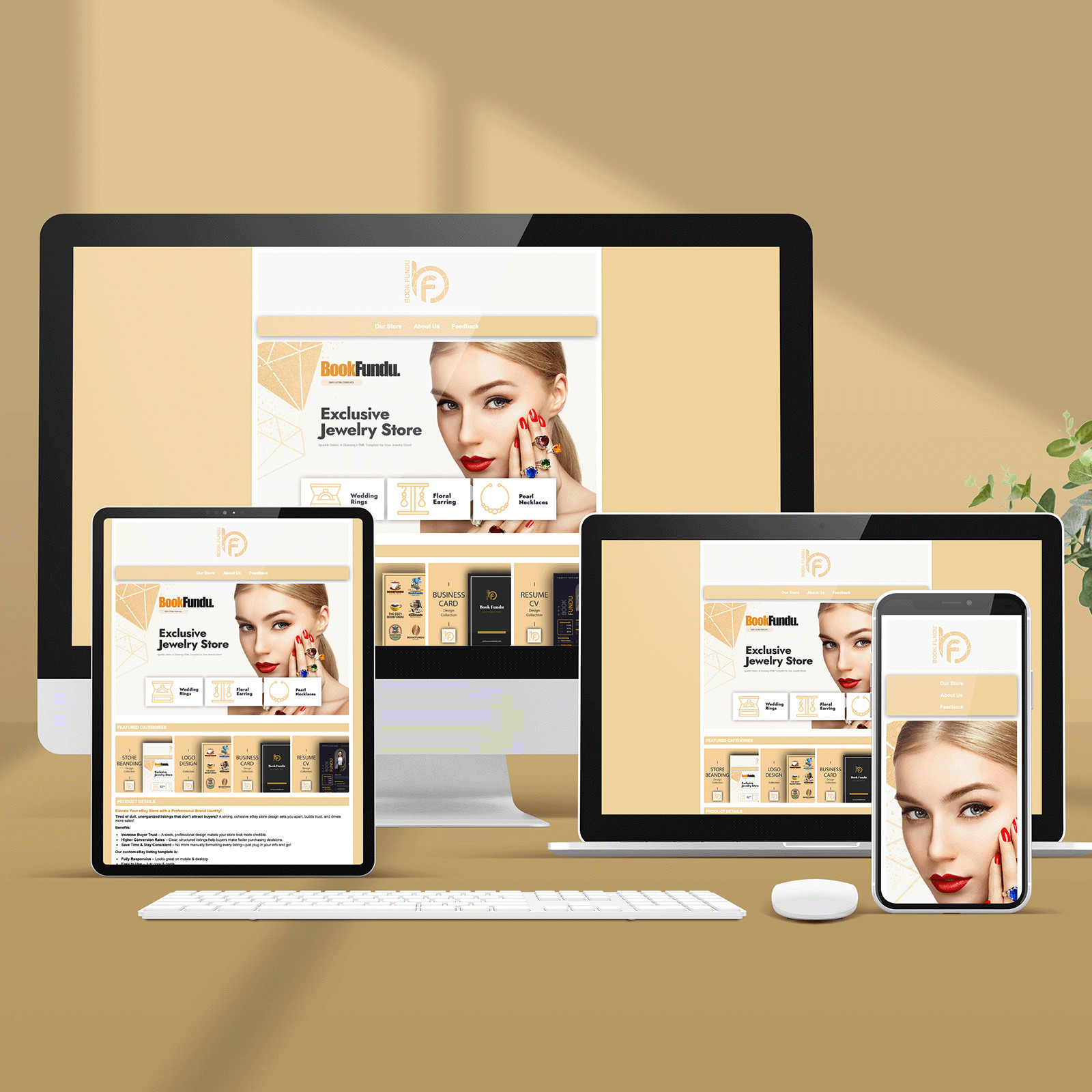 Professional eBay Store Design | Billboard, Category Banners & HTML Template