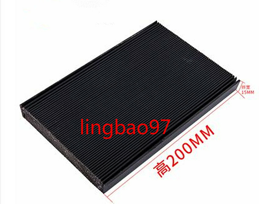 Flexible CNC Engraver Machine Protective Flat Accordion Bellows Cover Tool 200mm