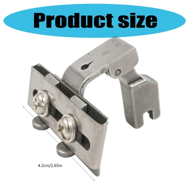 Left Right Adjustable Lace Tape Guide Presser Foot for Lace Rubber Tape Webbing