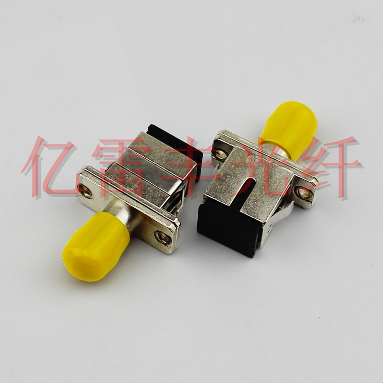 ST Male to SC Female Hybrid Fiber Optical Adapter Converter Connector SM #EAR GY