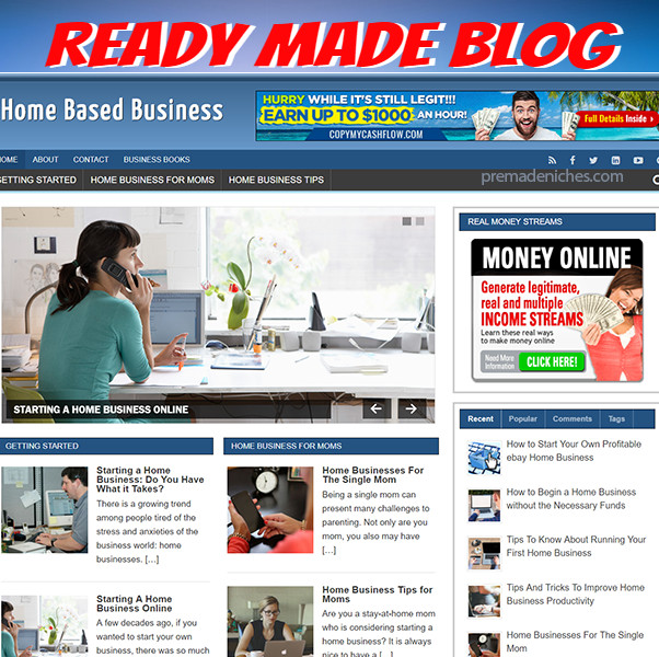 eMail Marketing Ready Made Turnkey Niche Website/Blog EZ Own Run & Customize