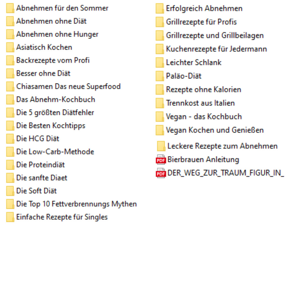 Set of 4 E-Books Package, in German with PLR/MRR License