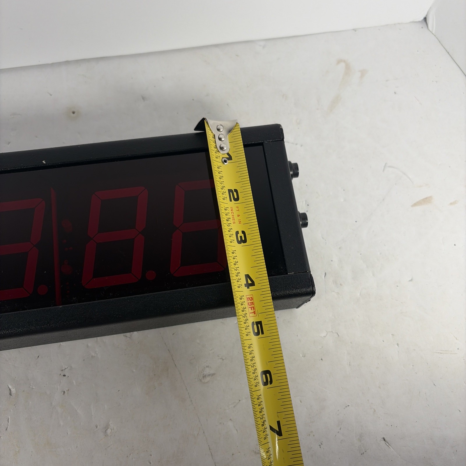 Electronic Displays Inc Industrial LED Clock Gym Timer 16” Long