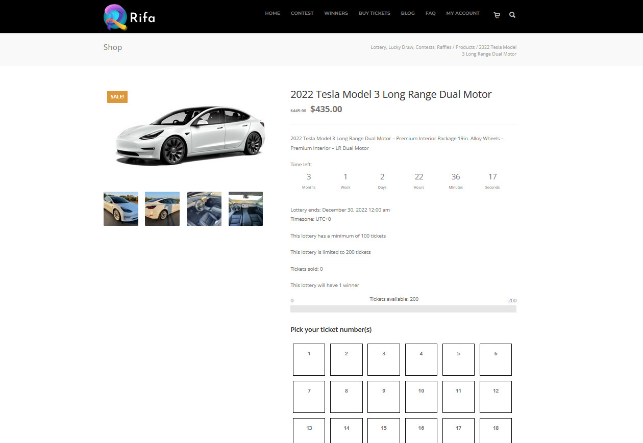 Lottery Raffle Draws Website, Make Money Online