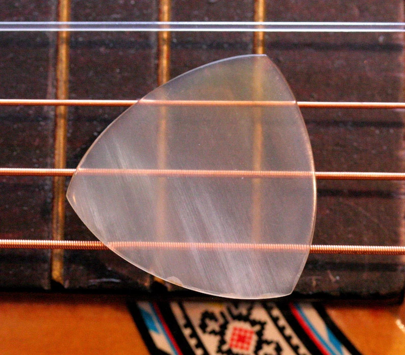 Organic Guitar Picks Set: Buffalo Bone, Horn & Coconut Shell