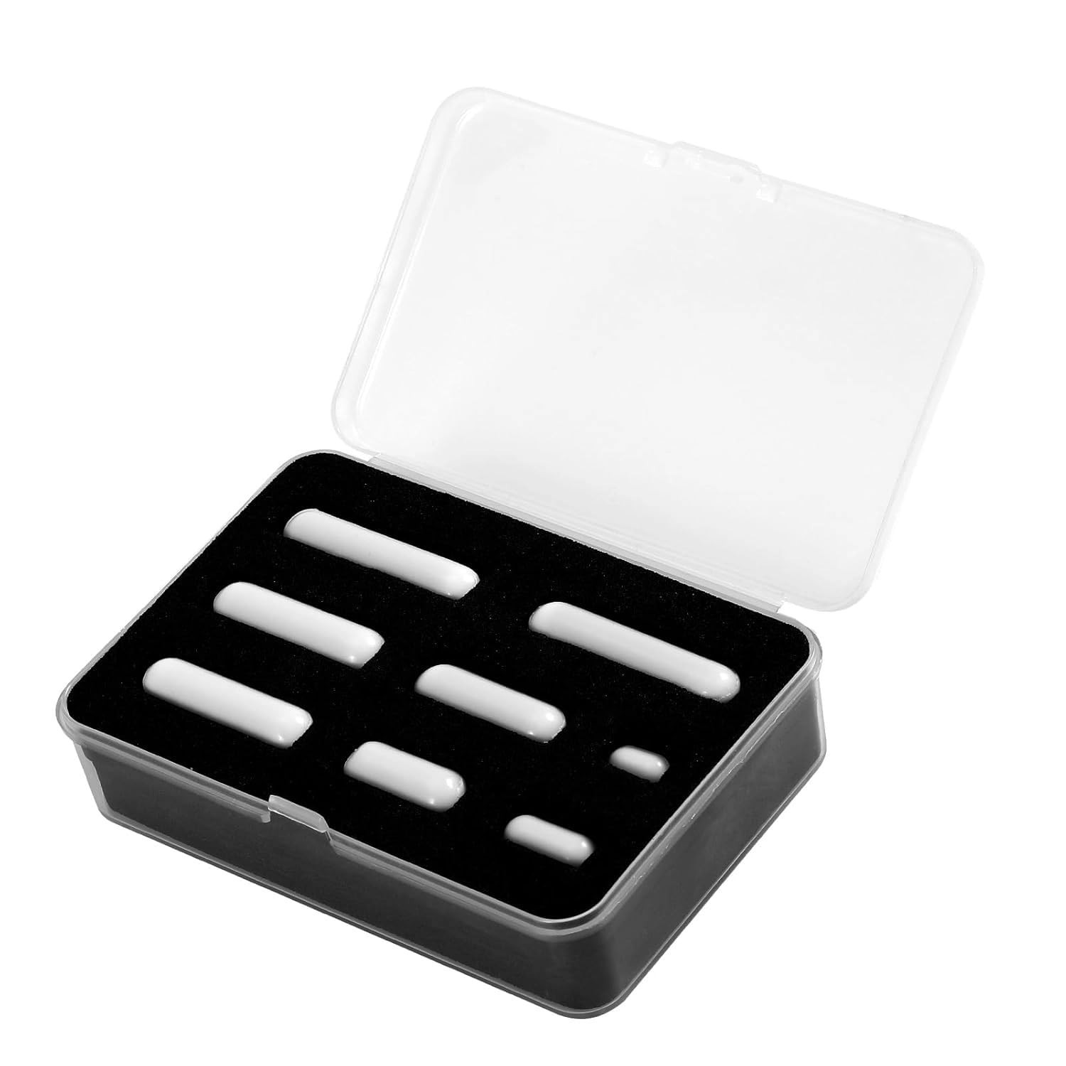 PTFE Magnetic Stir Bar, Magnetic Stirring Rod, 8pcs Magnetic Stir Bar Set, 10…