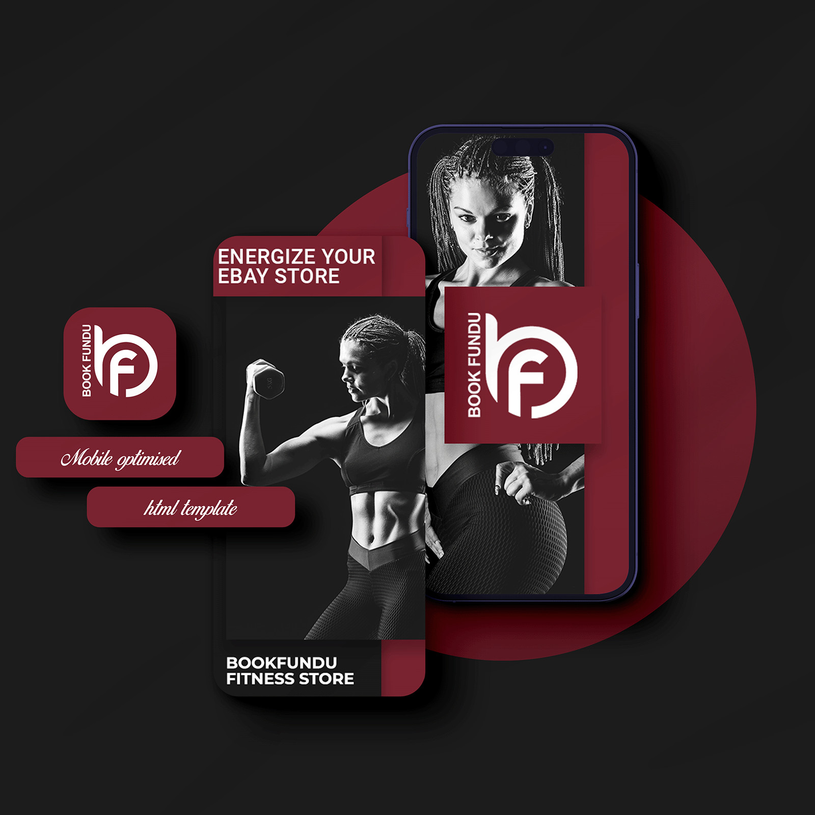 eBay Store Design & Listing Template for Athletes | Sports Equipment & Gym Gear