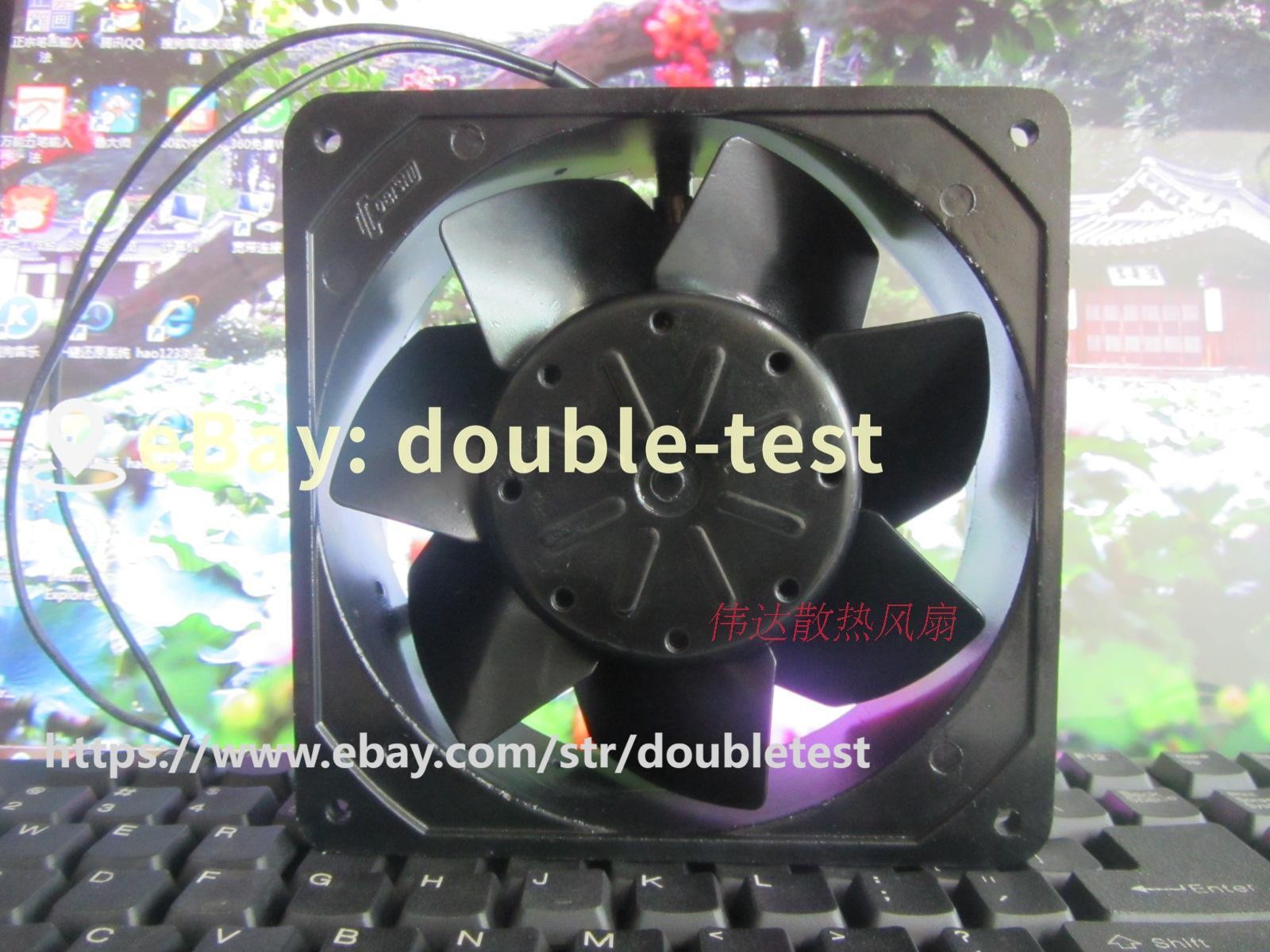 1x IKURAFAN U2750M-TP high-temperature fan 220V 37/37W 140*140*50 2wire#dou