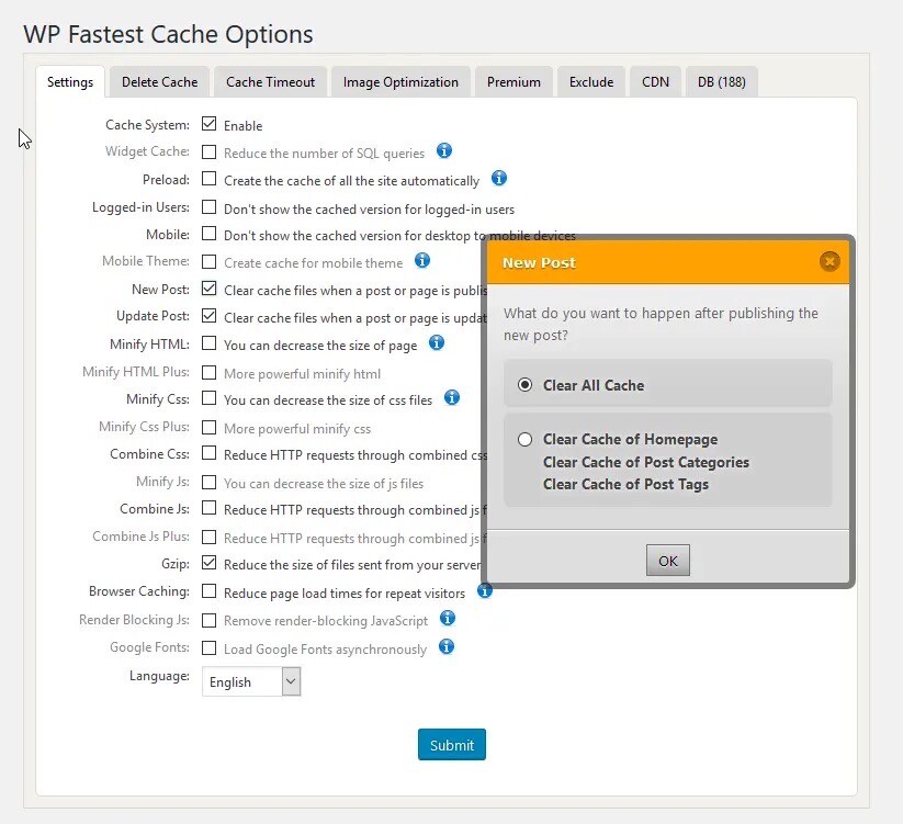 WP Fastest Cache Premium – The Turbo Boost for WordPress | 12 Month Updates