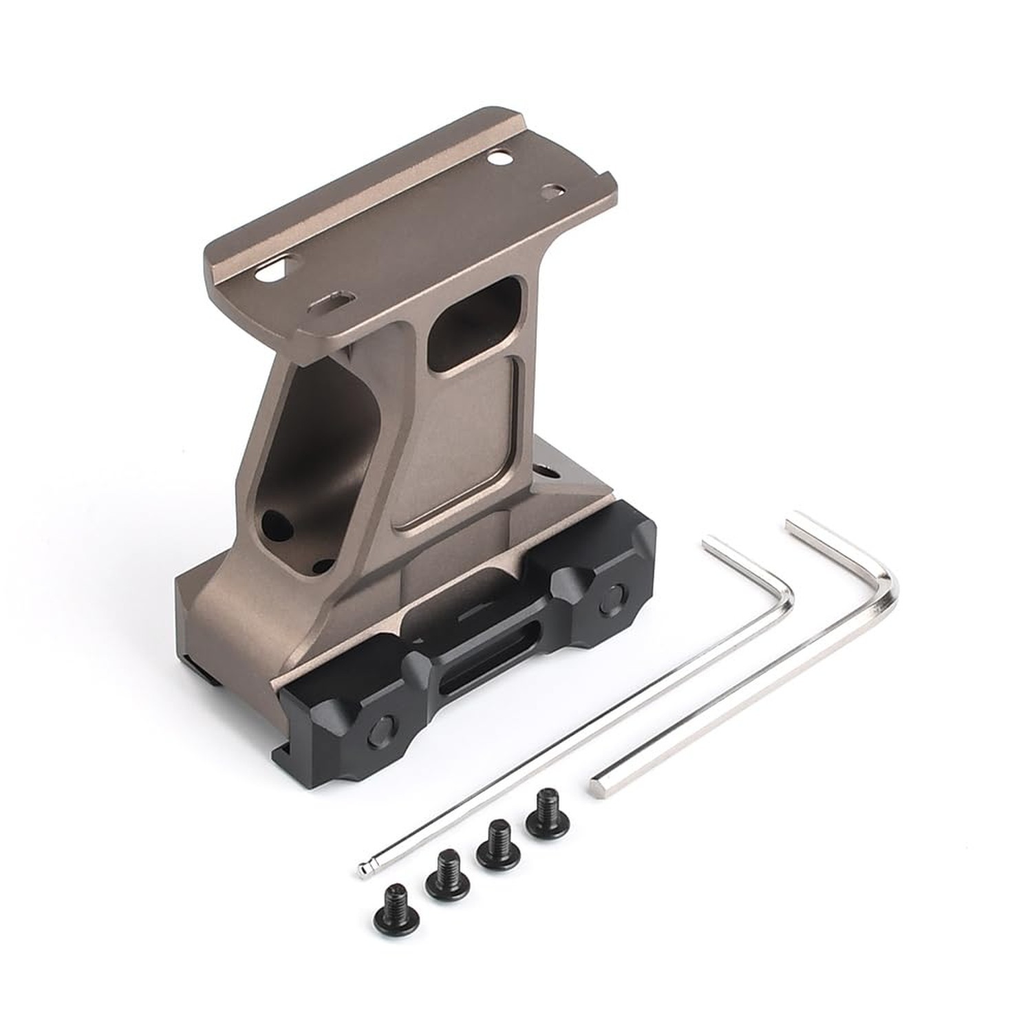 Height Telescope Metal Riser Mount for T1 T2 20mm Picatinny Rail DE