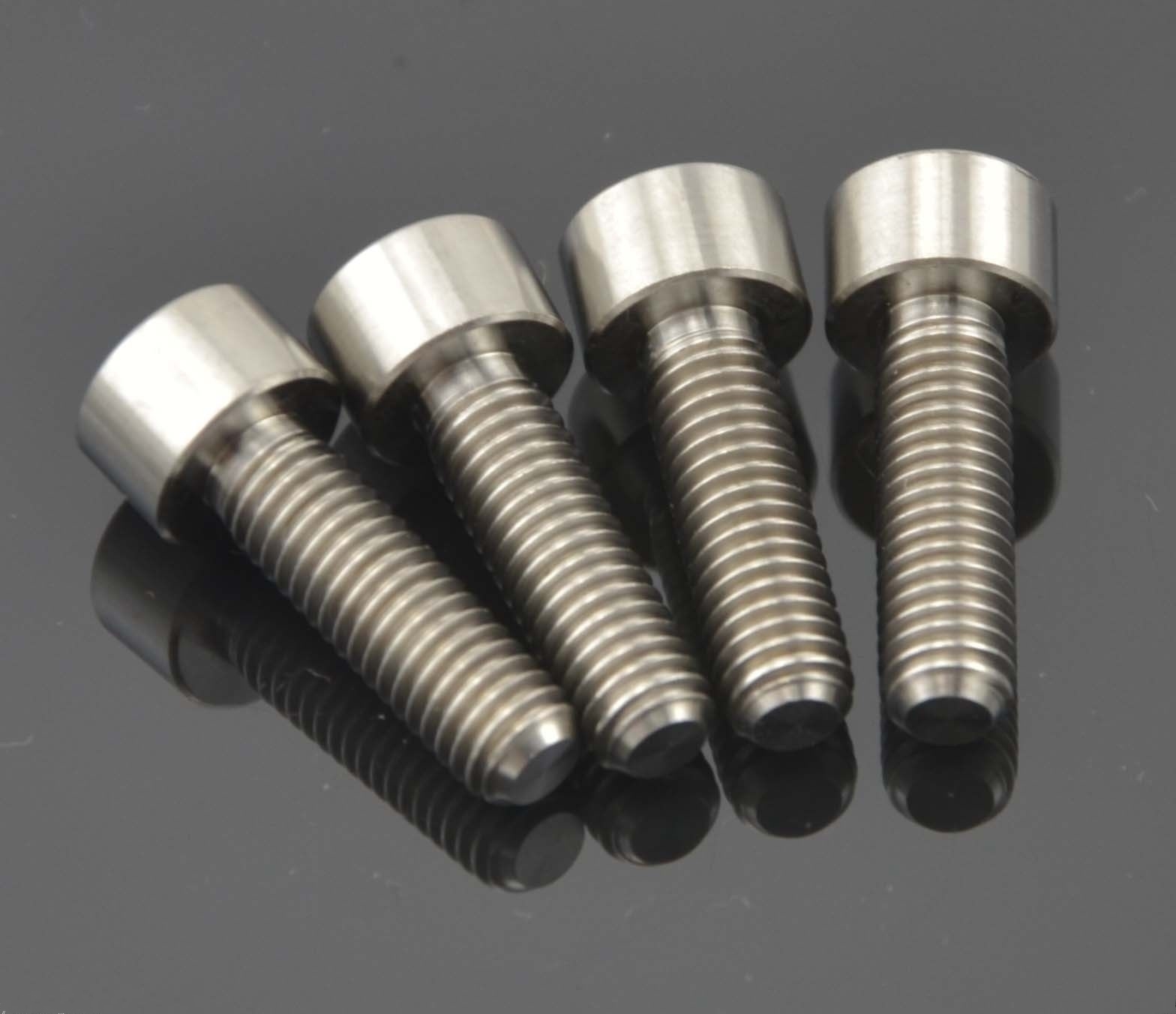 4pcs M6 x 20 Titanium Ti Screw Bolt Allen hex Socket Cap head #M1619 QL