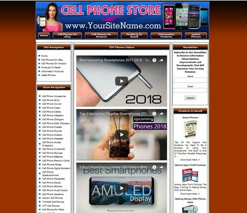 Cell Phone Store Business Website For Sale
