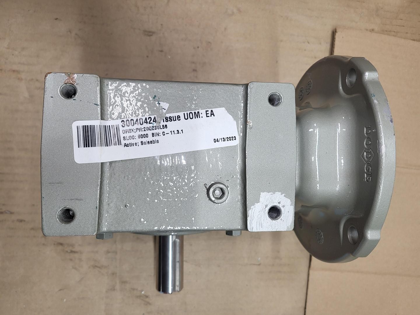 DODGE TIGEAR Right Angle Worm Gear Reducer 20QZ30L56 Ratio 30:1 *NEW – NO BOX**
