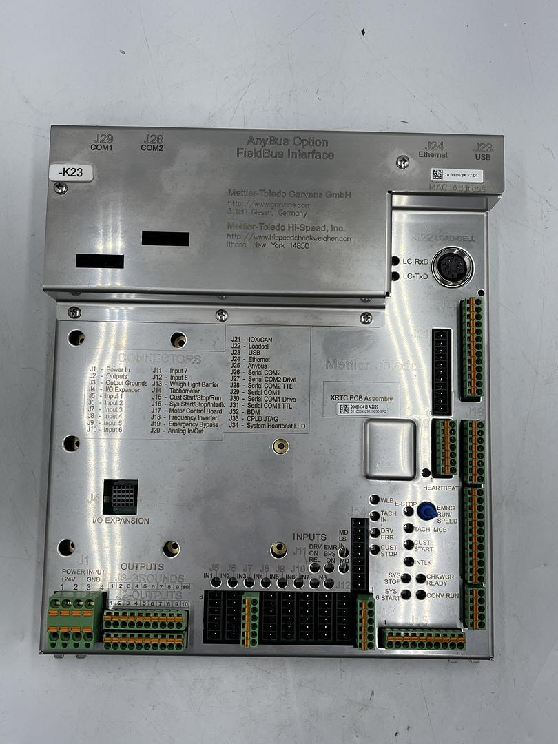 Metlar toledo XRTC PCB ASSEMBLY