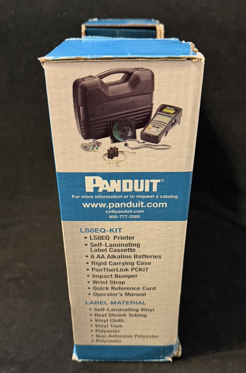 Panduit Panther LS8EQ-Kit Hand-Held Thermal Transfer Printer Kit